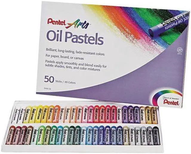 Main image of Oil Pastel Set With Carrying Case,45-Color Set, Assorted, 50/Set - PHN50