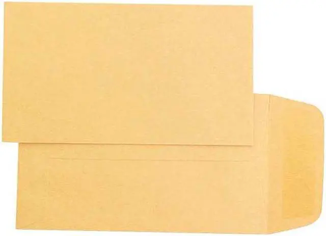 Alt view image 3 of 6 - Quality Park 50162 Kraft Coin & Small Parts Envelope, Side Seam, #1, Light Brown, 500/Box