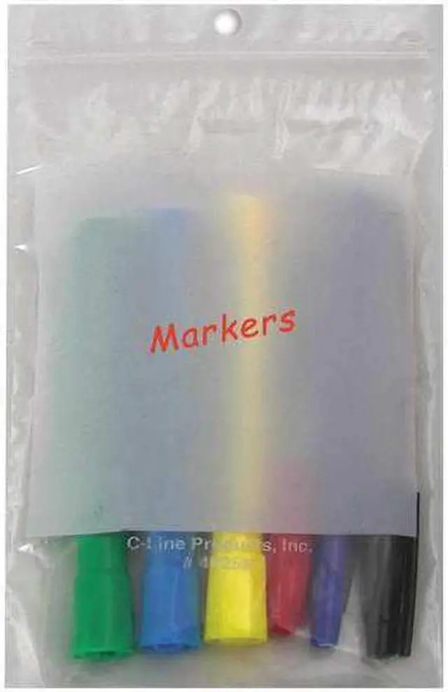Main image of C-Line Write-On Poly Bags 2 mil 5" x 8" Clear 1000/Carton 47258
