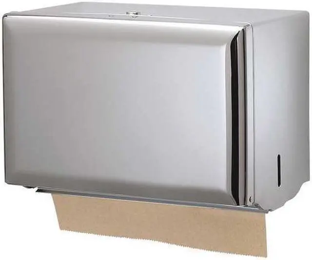Alt view image 2 of 5 - San Jamar Singlefold Paper Towel Dispenser Chrome 10 3/4 x 6 x 7 1/2 T1800XC