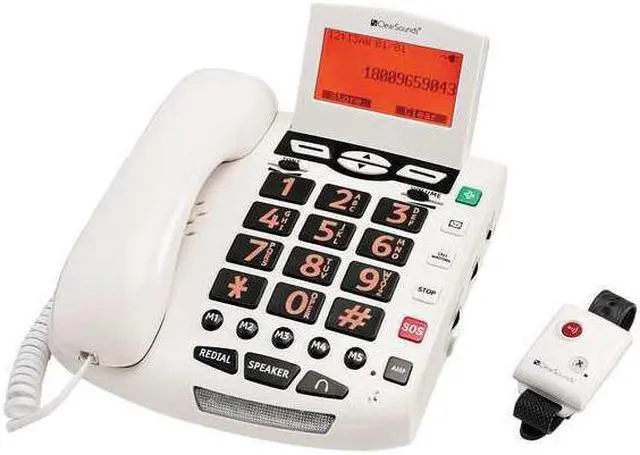 Main image of CLEARSOUNDS CSC600ER Telephone, Corded, White, Package Quantity: 1