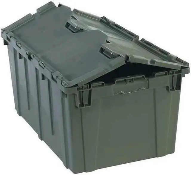 Main image of Box Partners Round Trip Tote 25 3/4" x 16" x 12 1/2" Gray 1/Each BINR112