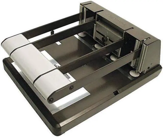 Main image of 160-Sheet Antimicrobial Protected Xtreme Duty 2-3 Hole Punch, Black/silver