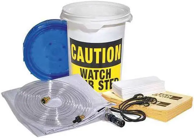 Alt view image 2 of 2 - PIG TLS667-TR PIG Roof Leak Diverter Bucket Kit, 12 lb.