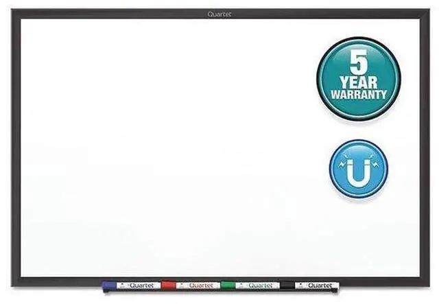 Main image of Quartet Classic Series Magnetic Whiteboard 24 x 18 Black Aluminum Frame SM531B