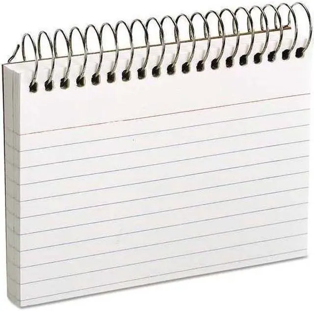 Main image of Oxford Spiral Index Cards 3 x 5 50 Cards White 40282