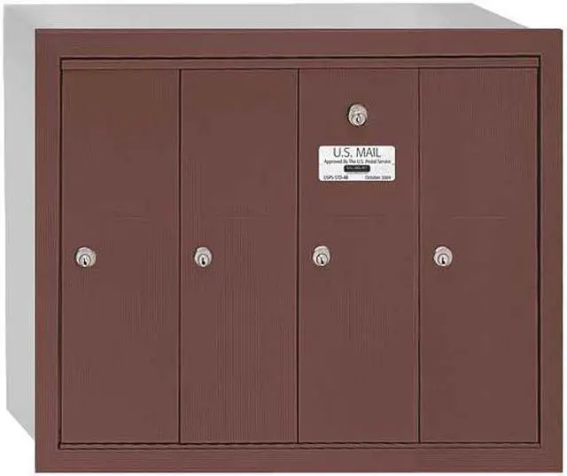 Main image of SALSBURY INDUSTRIES 3504ZRU Mailbox, 30 lb, Recessed, -