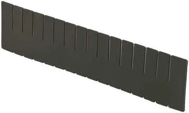 Main image of LEWISBINS DV2250 XL ESD Box Divider, Black, 20-5/8in.x4-1/4in.