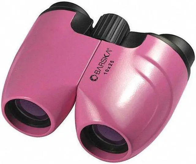 Main image of BARSKA 10X25 Porro Binoculars - Pink