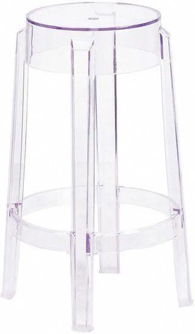 Main image of 25.75'' High Transparent Counter Height Stool