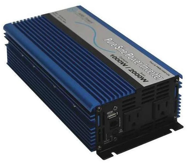 Main image of Aims Power PWRI100012S 1000 Watt Pure Sine Power Inverter. Free remote.