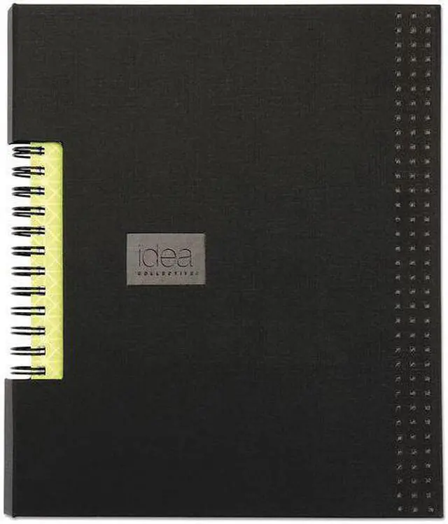 Main image of Oxford 56897 Idea Collective Professional Wirebound Hardcover Notebook, 8 1/4 X 5 7/8, Black