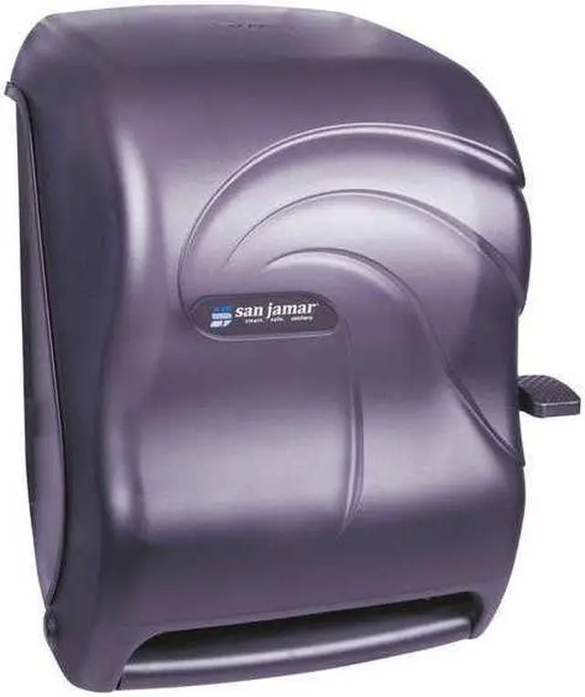 Main image of San Jamar Lever Roll Towel Dispenser Oceans Black Pearl 12 15/16 x 9 1/4 x 16 1/2 T1190TBK