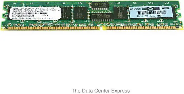 Alt view image 3 of 4 - HP 358348-B21 1GB 333MHZ DDR PC2700 REG ECC SDRAM