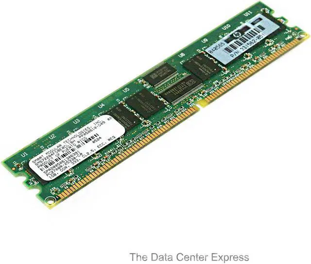 Alt view image 4 of 4 - HP 358348-B21 1GB 333MHZ DDR PC2700 REG ECC SDRAM