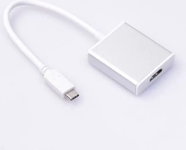 Alt view image 5 of 7 - USB C to HDMI Aluminum USB 3.1 Type C to HDMI Adapter for 12 inch Macbook Chromebook