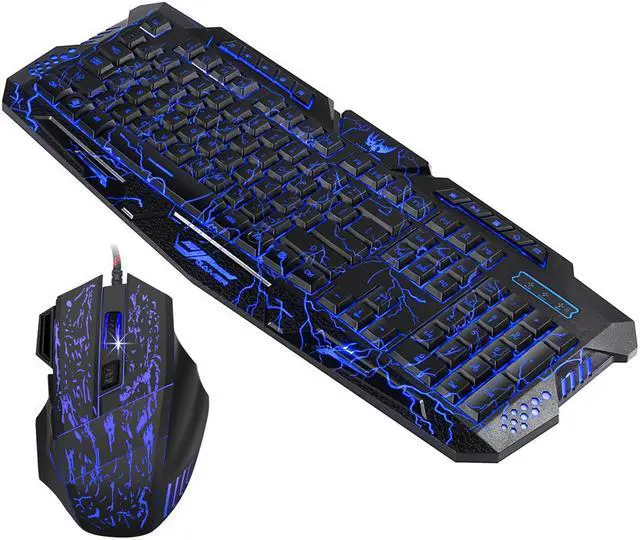 Main image of J60 Anti-ghosting Adjustable DPI Colorful Backlit Gaming Keyboard Mouse Combo for Desktop Notebook Laptop PC Computer