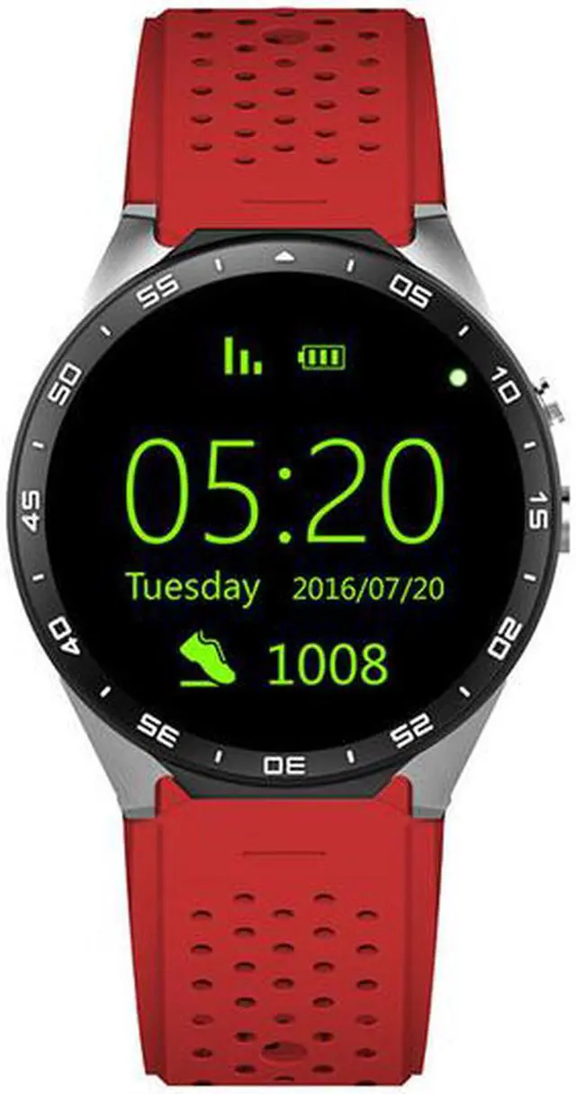 Alt view image 2 of 7 - KingWear KW88 3G WIFI GPS Bluetooth Smart Watch Android 5.1 MTK6580 CPU 1.39 inch 2.0MP Camera Smartwatch for iPhone Huawei Phone Watch