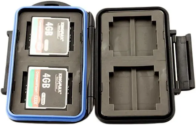 Main image of JJC MC-1 Waterproof Holder Storage Memory Card Case For 4PCS CompactFlash (CF) 8PCS MemoryStick Pro Duo