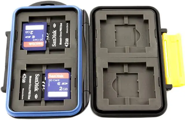 Alt view image 3 of 16 - JJC MC-3 Waterproof Holder Storage Memory Card Case For 4PCS CompactFlash(CF) 4PCS SecureDigital(SD) 4PCS XDPictureCard(XD) 4PCS MemoryStick Pro Duo