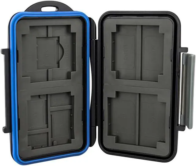Alt view image 6 of 17 - JJC MC-5 Waterproof Holder Storage Memory Card Case For 4PCS CompactFlash(CF) 2PCS Micro SD2 PCS SecureDigital(SD) 2PCS MemoryStick Pro Duo 2PCS XDPictureCard(XD)