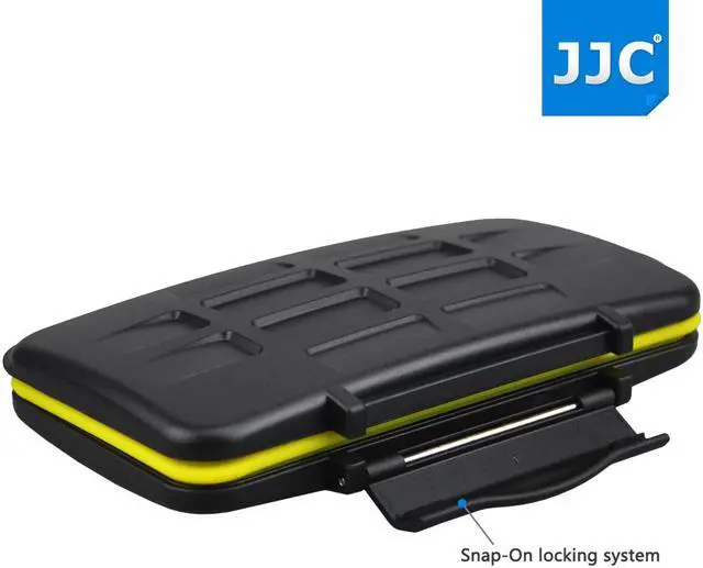 Alt view image 3 of 14 - JJC MC-SD/SXS5 Water-resistant Holder Storage SD  SXS Memory Card Case For 4PCS SecureDigital(SD) 1PCS SXS card