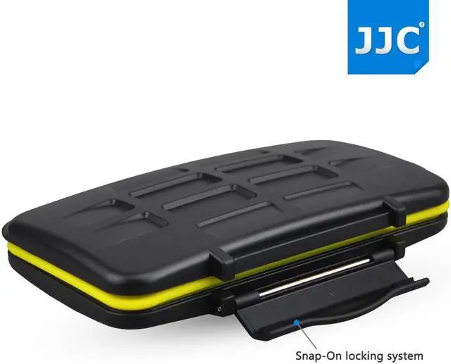 Alt view image 3 of 16 - JJC Water-resistant Anti-shock Camera SD CompactFlash Card Holder Storage Memory Card Case Protector For 6 SD + 3 CF Cards