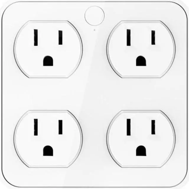 Main image of Wireless Wall Tap Smart Plug, Surge Protector, 4 Outlet Extender with 4 USB Charging Ports, Compatible with Alexa Google Assistant, no Hub Required (4 Outlets,4 USB Ports), ETL Certified
