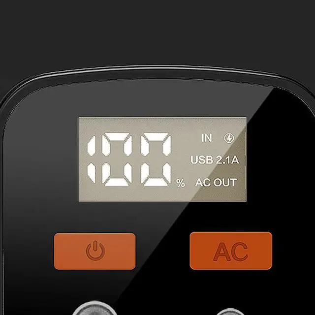 Alt view image 4 of 7 - Portable Power Station, 155Wh/42000mAh, Rechargeable Emergency Backup Lithium Battery with 110V/100W AC Outlet, 12V
DC Output, USB QC3.0 &Type C, LED Flashlight, for Home Travel Camping Outdoors