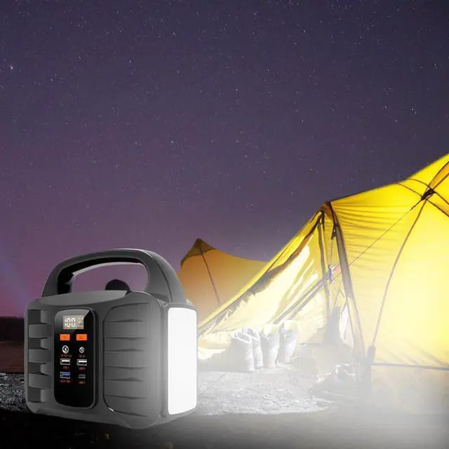 Alt view image 5 of 7 - Portable Power Station, 155Wh/42000mAh, Rechargeable Emergency Backup Lithium Battery with 110V/100W AC Outlet, 12V
DC Output, USB QC3.0 &Type C, LED Flashlight, for Home Travel Camping Outdoors