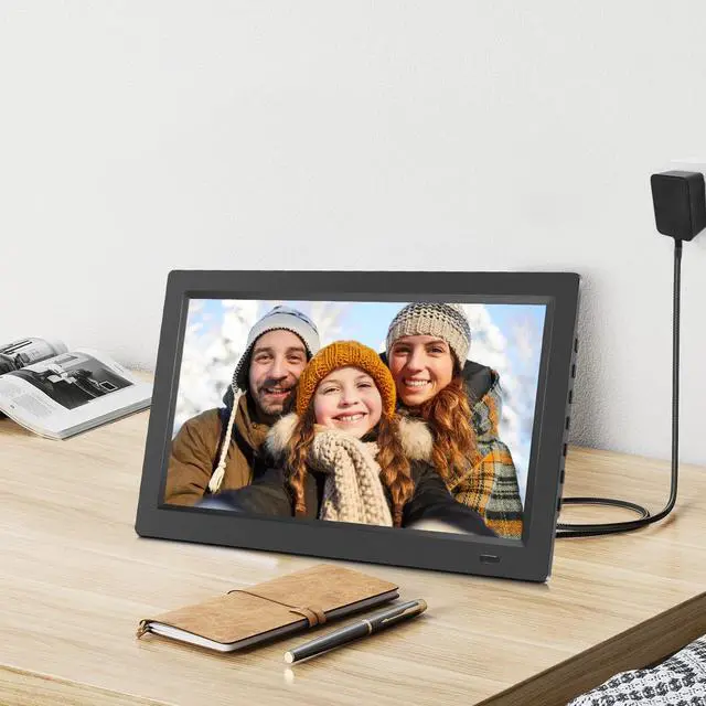 Alt view image 2 of 7 - Sungale 14 Inch Digital Photo Frame with 4GB Built-in Memory, Photo/Music/Video player, TXT E-booking reading, Auto Slideshow, Remote Control, Support 32GB SD Card/USB Drive, Various Display Modes