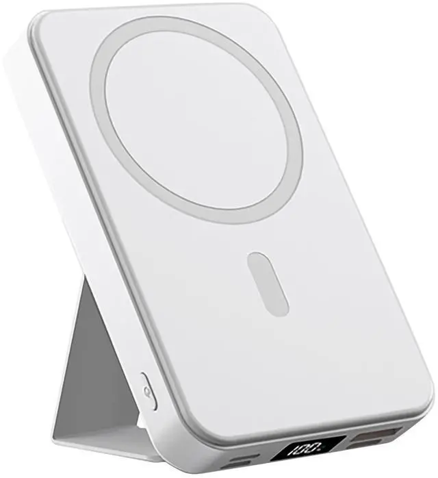 Main image of 10000mAh Portable Magnetic Wireless Charge Power Bank with Phones Stand