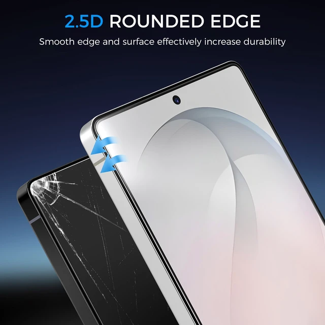 Alt view image 6 of 7 - Screen Protector for Various Samsung Galaxy S26 models, Tempered Glass, Crystal Clear HD Display, Auto-Alignment Install, Bubble Free, Case Friendly, 9H Hardness, Scratchproof