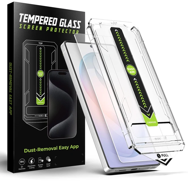 Main image of Screen Protector for Various Samsung Galaxy S26 models, Tempered Glass, Crystal Clear HD Display, Auto-Alignment Install, Bubble Free, Case Friendly, 9H Hardness, Scratchproof