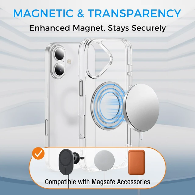 Alt view image 4 of 7 - Clear Protective Case and Power Bank Bundle for iPhone 17