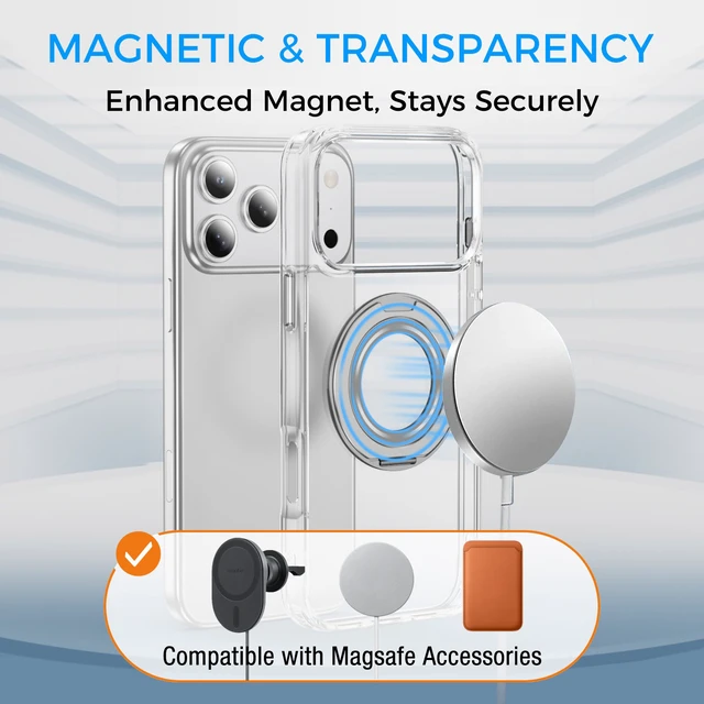 Alt view image 3 of 7 - Clear Protective Case and Power Bank Bundle for iPhone 17 Pro Max