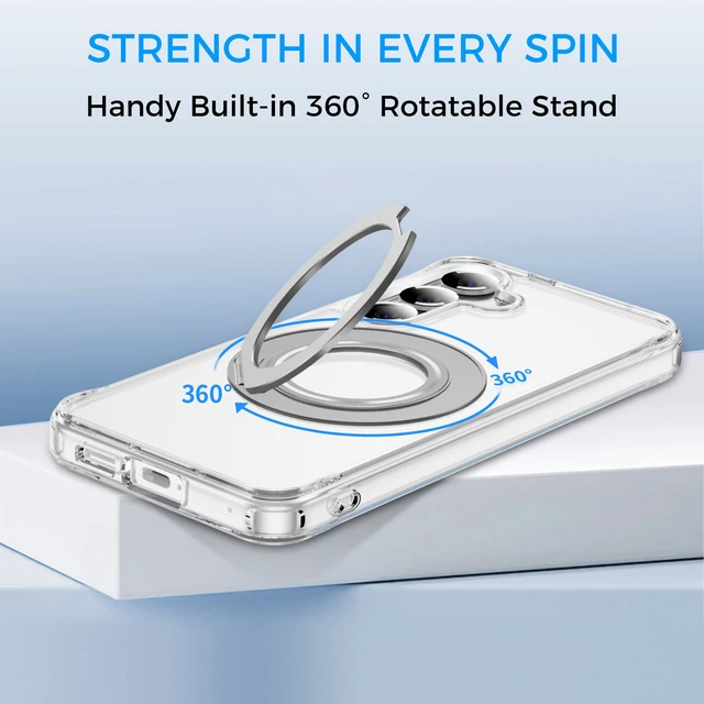 Alt view image 5 of 7 - Clear Protective Case and Power Bank Bundle for Samsung Galaxy S25+