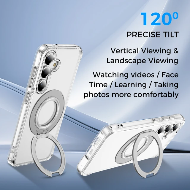 Alt view image 6 of 7 - Clear Protective Case and Power Bank Bundle for Samsung Galaxy S25+