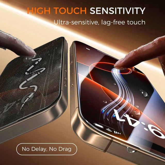 Alt view image 4 of 7 - Clear Stand Phone Case & Screen Protector Bundle for Apple iPhone Air