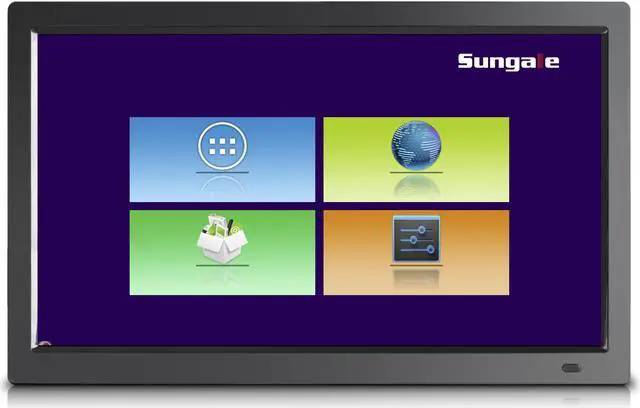 Alt view image 4 of 10 - 19" Smart WiFi Cloud Digital Photo Frame, free Cloud storage, real-time photos, Movie, Social Media, Browser, all apps