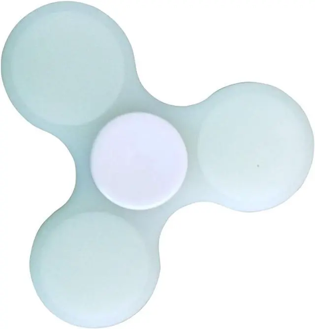 Alt view image 4 of 7 - Fluorescent Tri-vane Fidget Spinner, glowing in dark surrounding, Durable Bearing, 1 Min Spin, help to improves attention, behavior regulation, emotional control, memory, organizational skills.