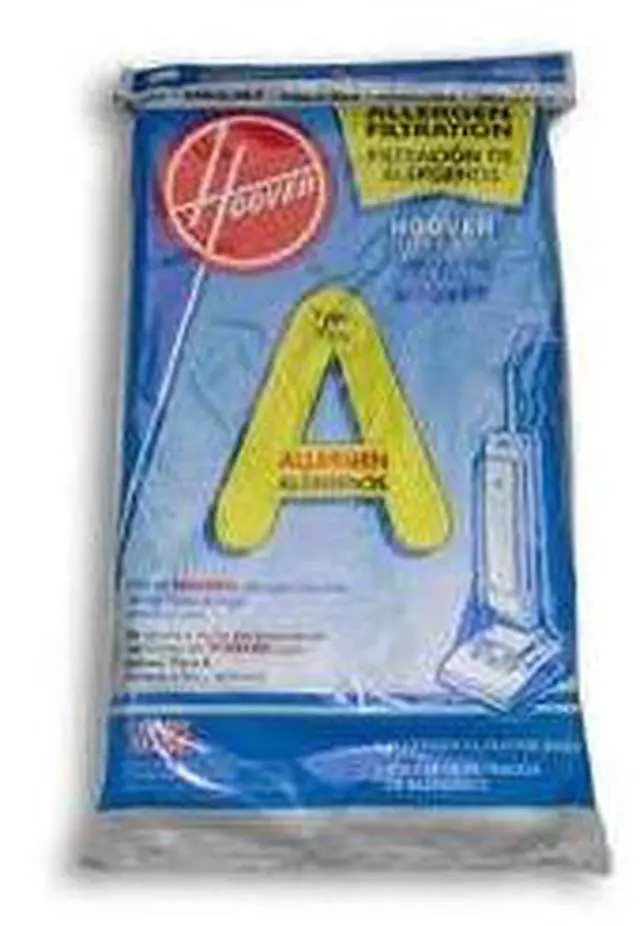 Alt view image 4 of 10 - HOOVER 4010100A 3 Pack Type A Vacuum Cleaner Bag
