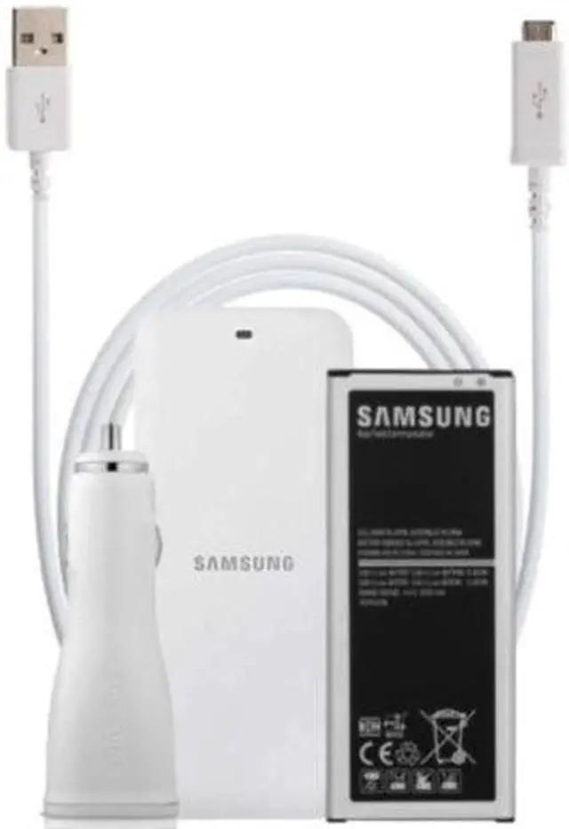 Main image of Samsung Galaxy Note 4 Battery Charger + Battery + USB Cable + Fast Car Charger