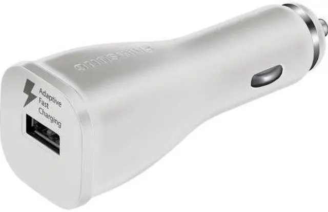 Main image of Samsung Galaxy S6 S6 Edge S7 S7 Edge Note 4 Note 5 Fast Charge Car Charger White