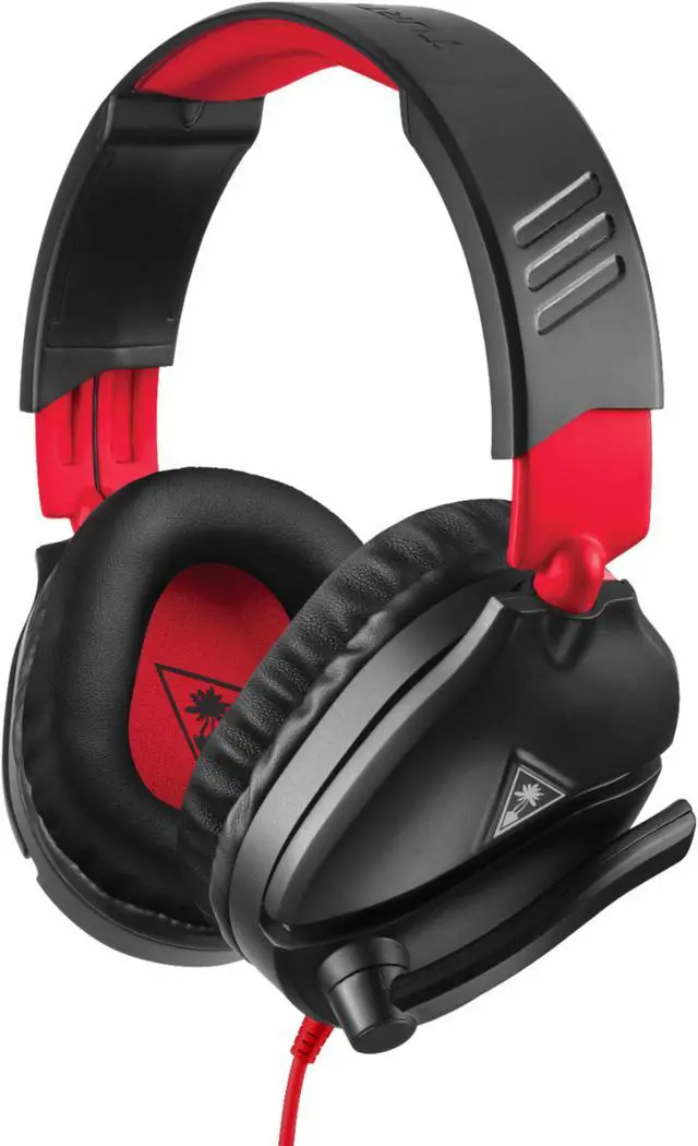 Alt view image 3 of 5 - Turtle Beach - Recon 70 Wired Gaming Headset For Nintendo Switch, Xbox One, Xbox Series X|S, PS4, & PS5 - Black/Red
