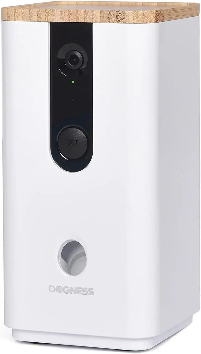 Alt view image 2 of 5 - DOGNESS Wi-Fi Pet Camera with Treat Dispenser for Dogs and Cats. 1080P HD Video, 165° Full-Room View, 2-Way Audio, Sound/Motion Alerts, Night Vision, Pet Monitor