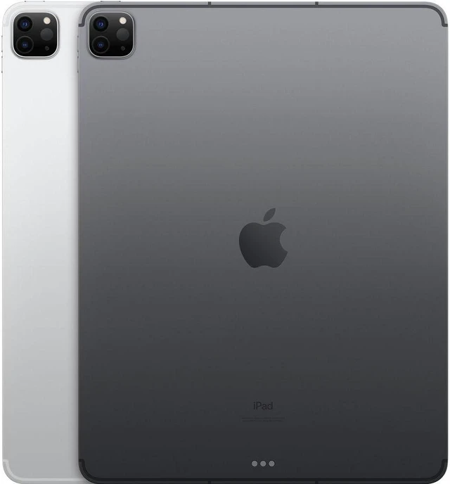Alt view image 3 of 5 - Apple 12.9" iPad Pro M1 Chip (Mid 2021, 1TB, Wi-Fi + 5G LTE, Space Gray)
