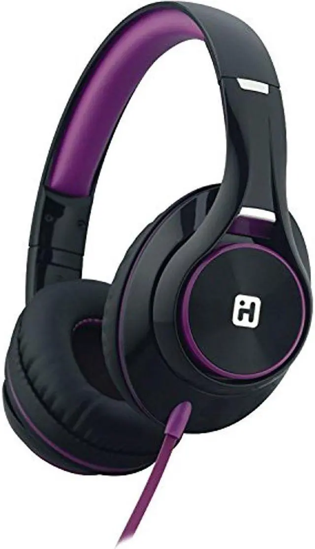 Alt view image 2 of 2 - iHome In-Line Remote Padded Ear and Headband Flat Cable Headphones - IB42BUC