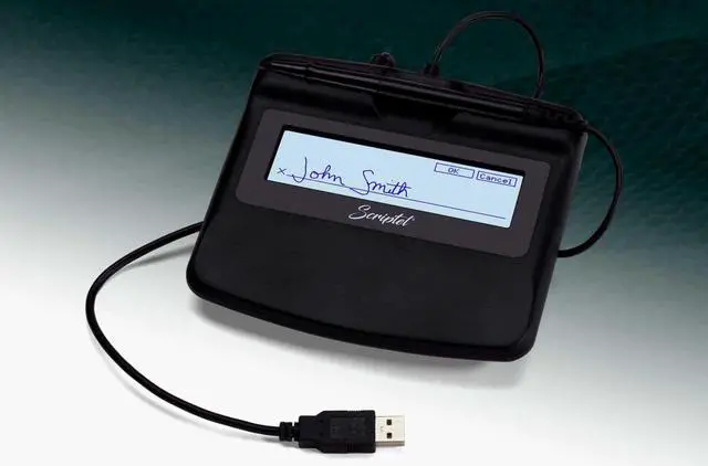 Main image of ScripTouch- Signature Pads - Slimline ST1570 LCD Backlit Proscript w/6 ft Cord