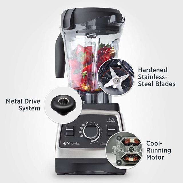 Alt view image 2 of 5 - Vitamix Pro Series 750 64-oz Blender w/ 5 Presets & Cookbook Suite (Periwinkle)